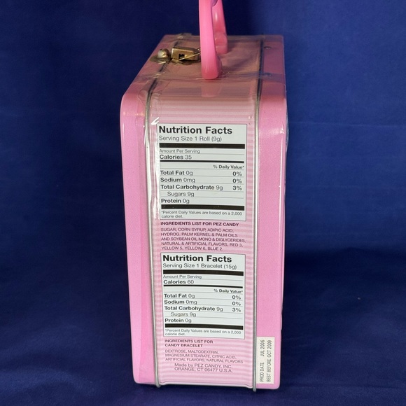 Hello Kitty & My Melody Pez, Sanrio, metal lunchbox style container New/unopened - Picture 8 of 15